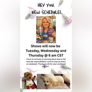 New Schedule Announcement